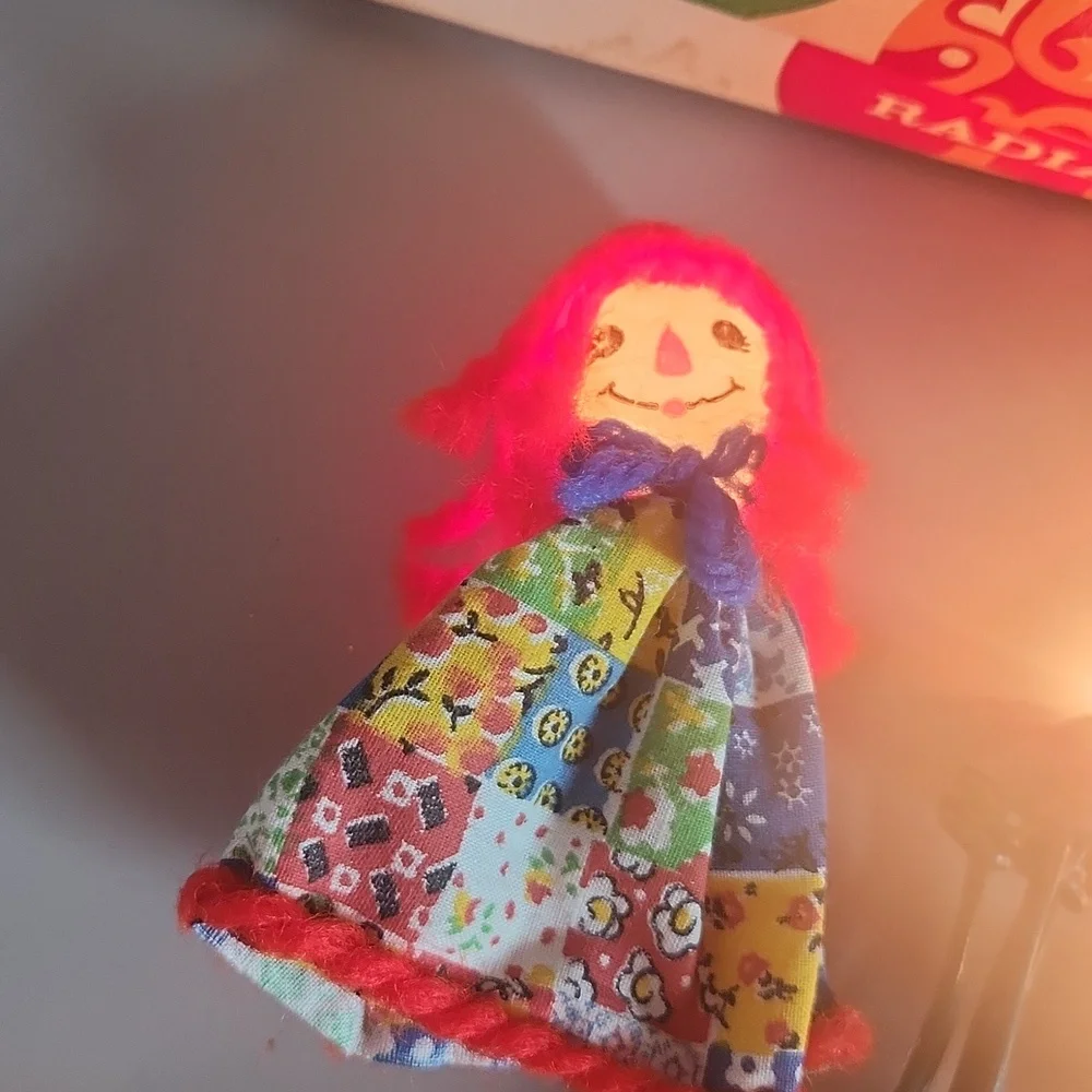 Vintage Radiant Rag Dolls Christmas Lights 10 Rag Dolls WORKING